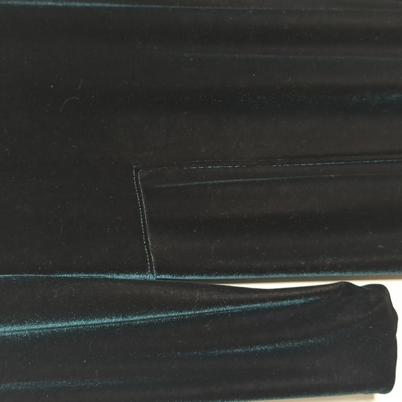 Giorgio Armani Le Collezioni Pine Green Luxurious Velvet Holiday Maxi Dress 6 - Picture 6 of 13